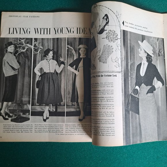 Vintage Feb 1957 Photoplay magazine, Rock Hudson on cover. - Picture 6 of 8